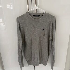 Scotch & Soda Light Gray Crewneck Sweater